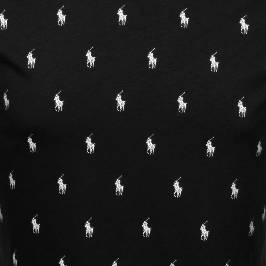 Alternative Image for ProductRalph Lauren Crew Neck Logo T Shirt Black3
